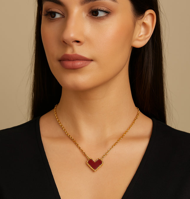 The Scarlet Heart Necklace