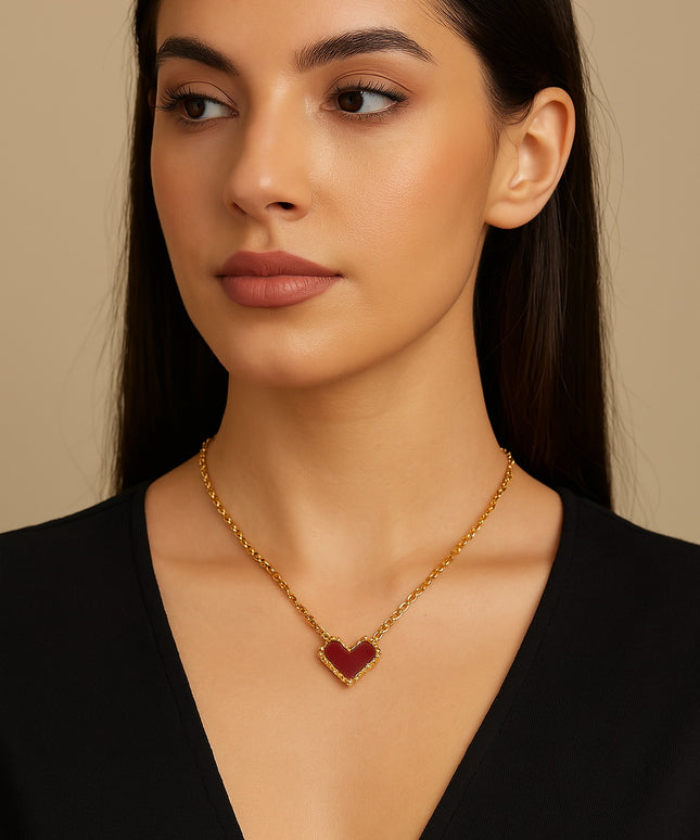 The Scarlet Heart Necklace