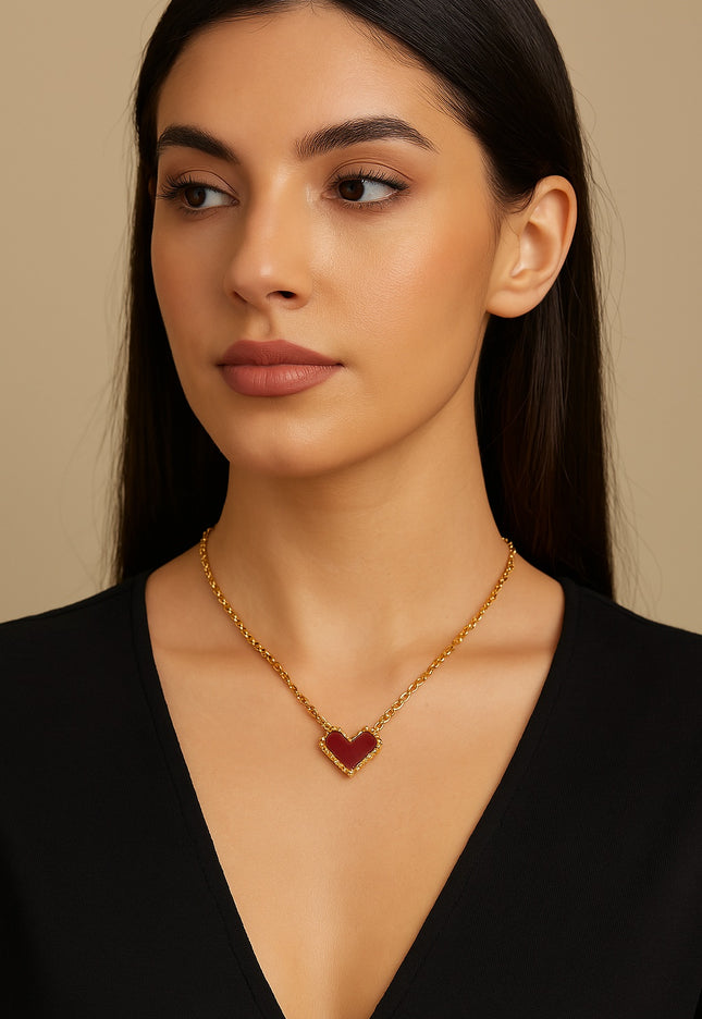 The Scarlet Heart Necklace
