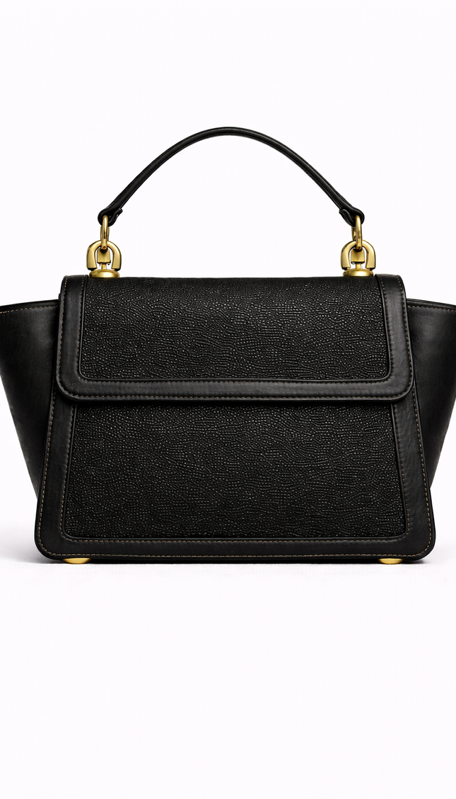 P|M ALLURE Top Handle - Noir Minimalist Heart Edition