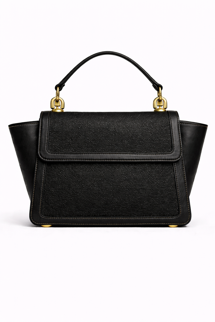 P|M ALLURE Top Handle - Noir Minimalist Heart Edition