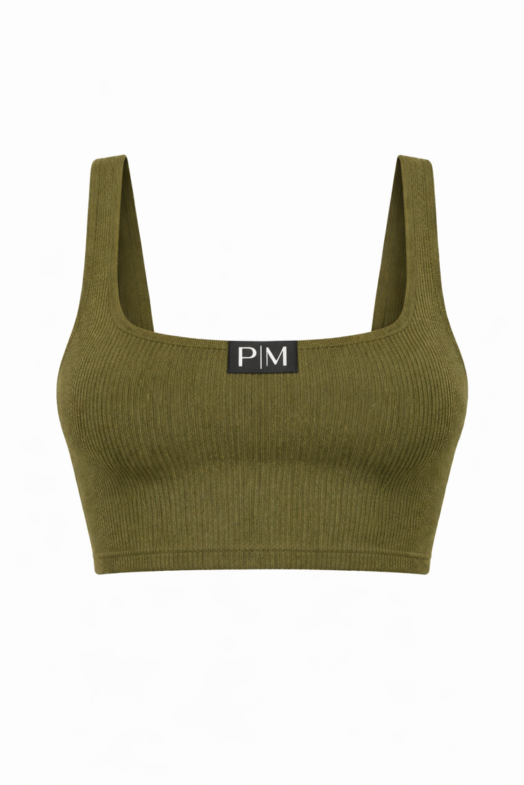 The PM Ribbed Utility Square-Neck