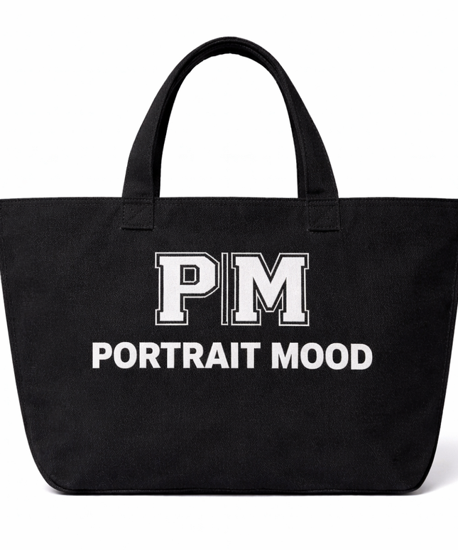The PM Varsity Portrait Tote