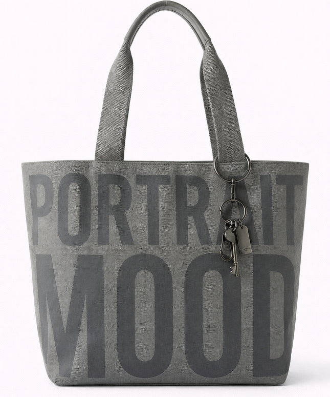 The P|M Shadow Graphic Tote - Charcoal Edition