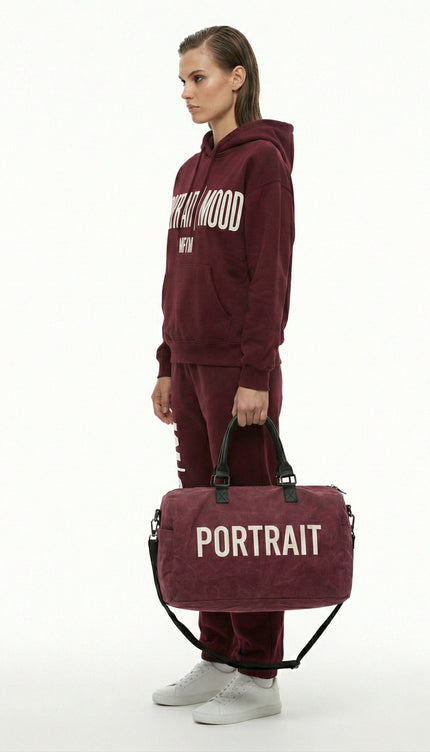 PORTRAIT MOOD Burgundy Hooded Set — MFYM Edition