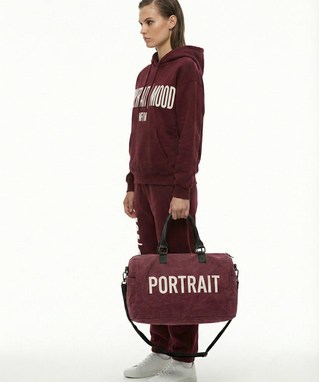 PORTRAIT MOOD Burgundy Hooded Set — MFYM Edition