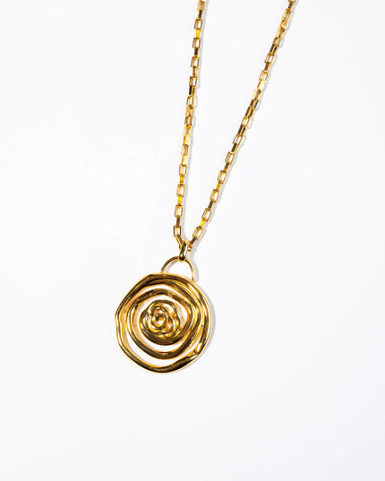 SPIRAL EMBRACE LUXE SET In Solid Non-Tarnish Stainless Steel With 18K Gold-Plate
