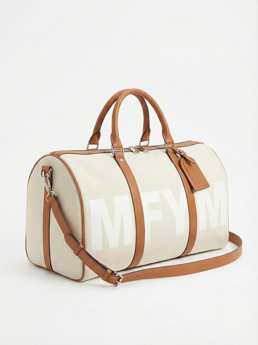 THE MFYM SIGNATURE TRAVEL DUFFEL