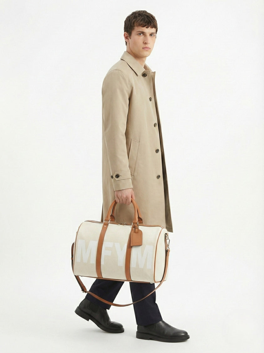 THE MFYM SIGNATURE TRAVEL DUFFEL