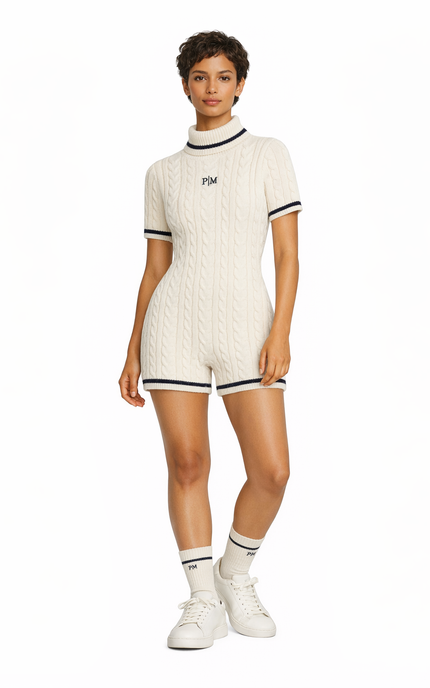 The PM Heritage Cable Playsuit