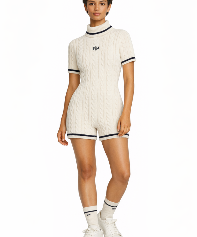 The PM Heritage Cable Playsuit