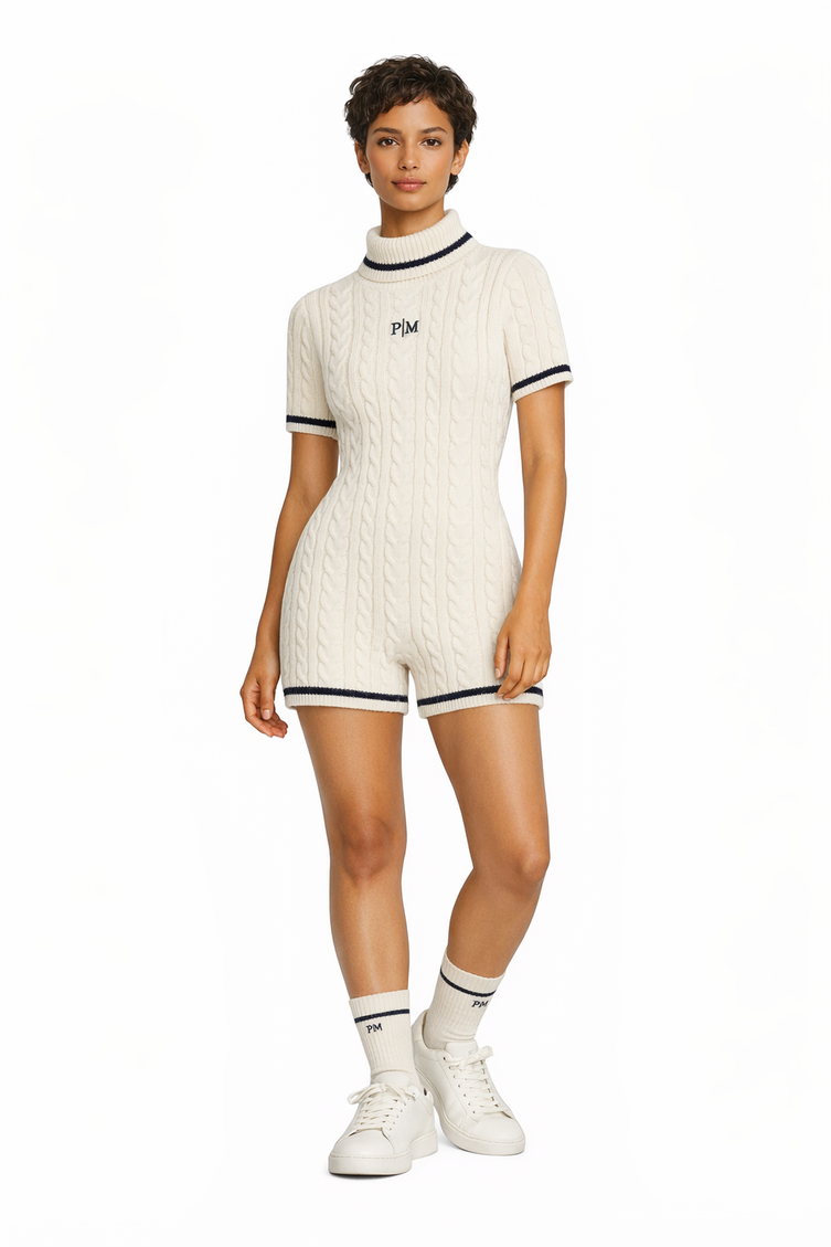 The PM Heritage Cable Playsuit