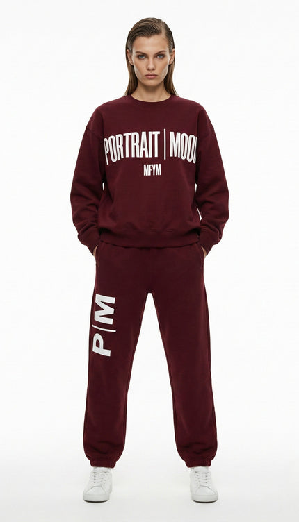 PORTRAIT MOOD Burgundy Identity Set