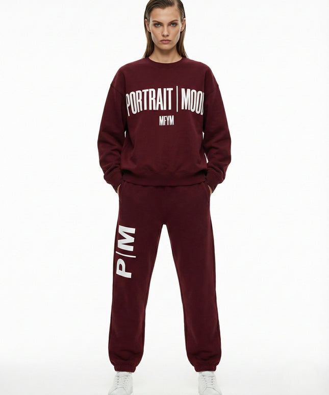 PORTRAIT MOOD Burgundy Identity Set