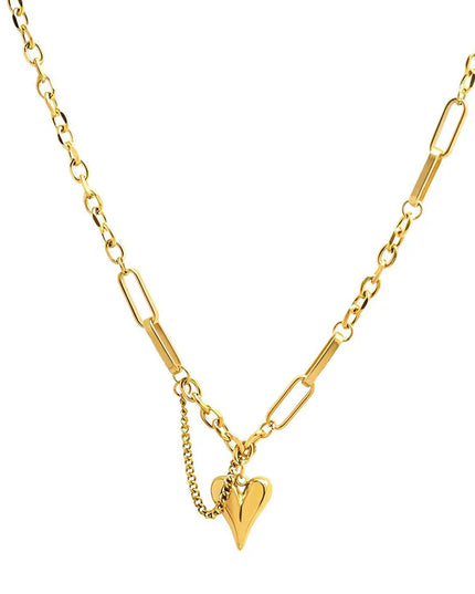 The Bold Heart Chain Necklace