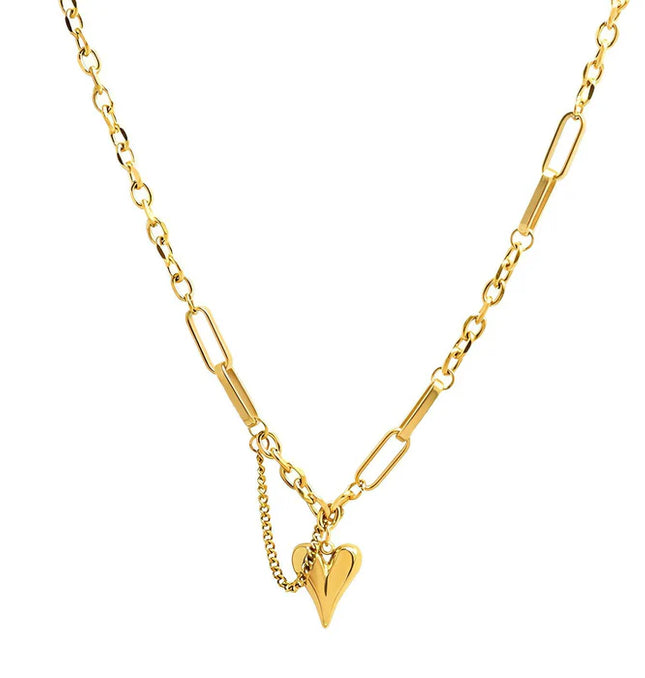 The Bold Heart Chain Necklace