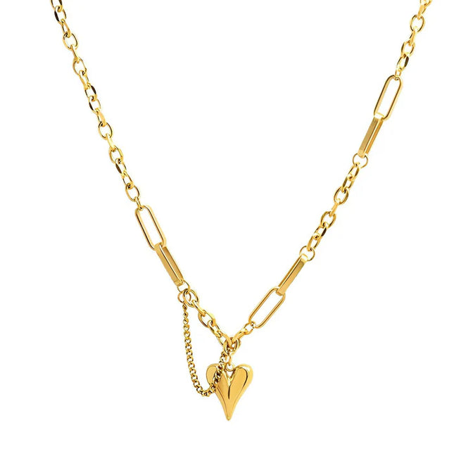 The Bold Heart Chain Necklace