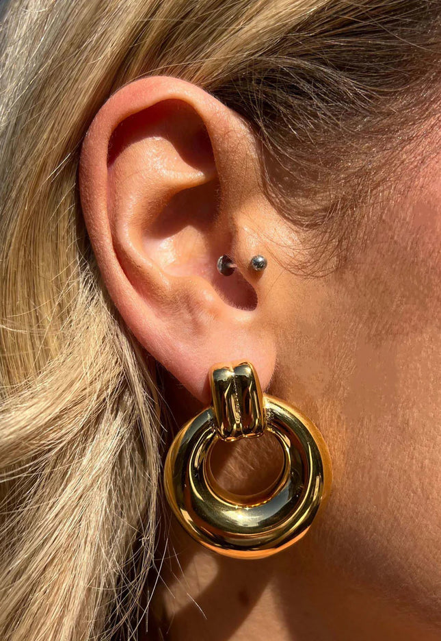 Power Loop Earrings – Bold, Rounded, Unapologetically You
