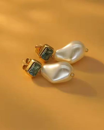 Ocean Aura Drop Earrings