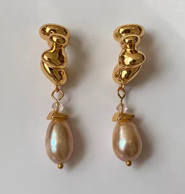 Lumina Pearl Drop Earrings