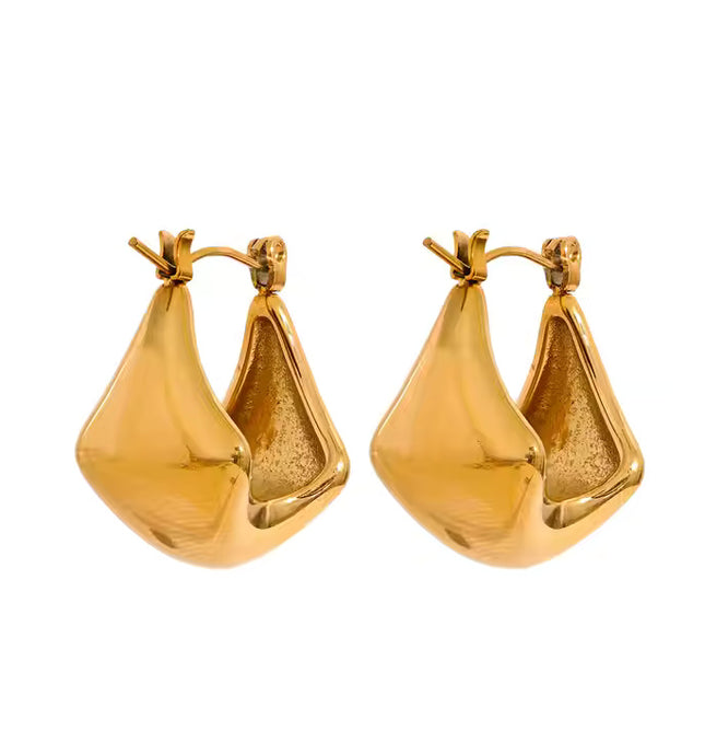 Luxe Hoop Earrings (Gold)