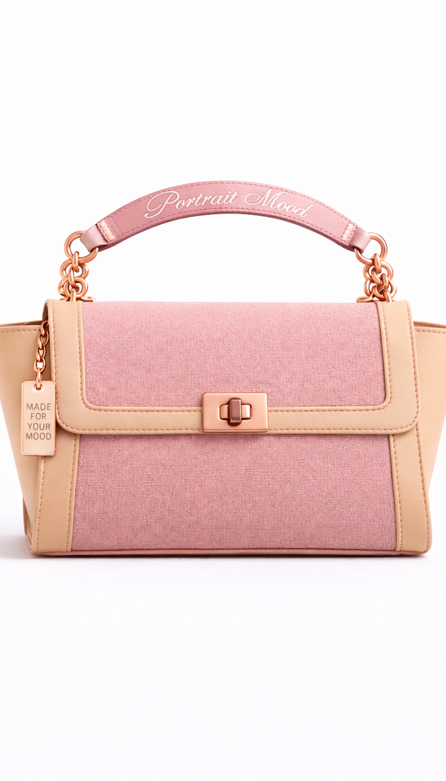 P|M PRETTY Top Handle - Rosewater & Bisque Artisan Edition