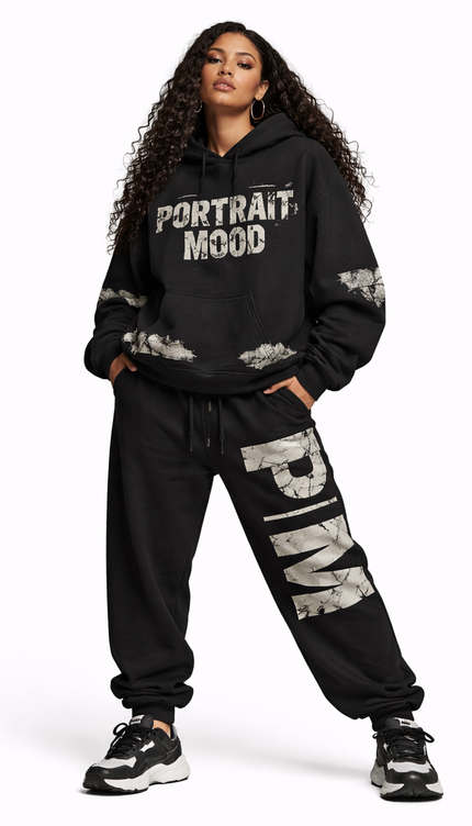 The PM Grunge Portrait Hoodie