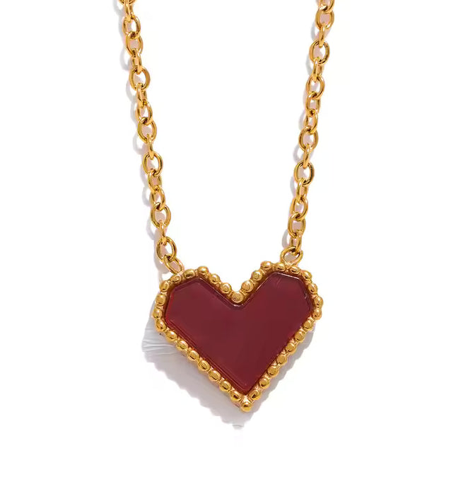 The Scarlet Heart Necklace