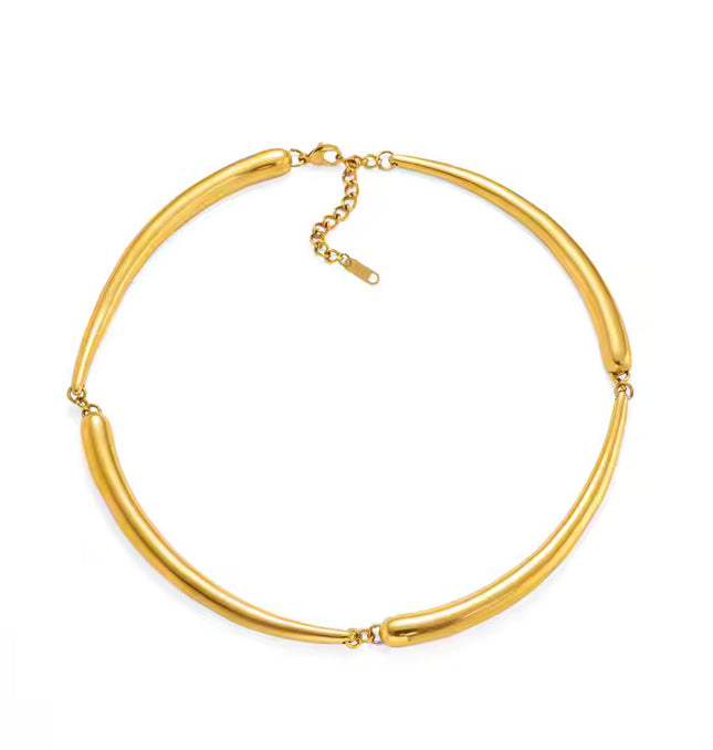 GOLDEN FLOW CHOKER - NECKLACE