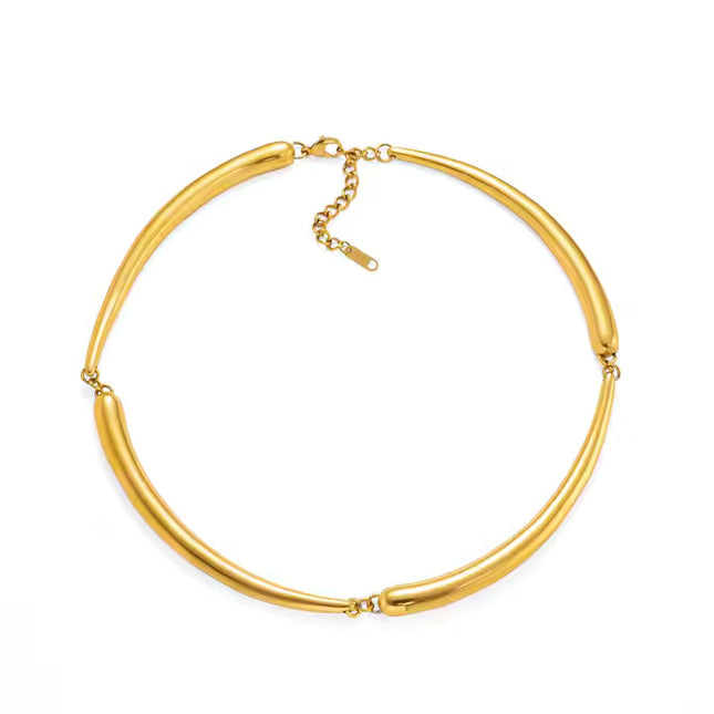 GOLDEN FLOW CHOKER - NECKLACE