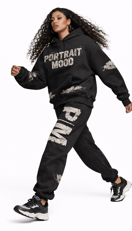 The PM Grunge Portrait Hoodie