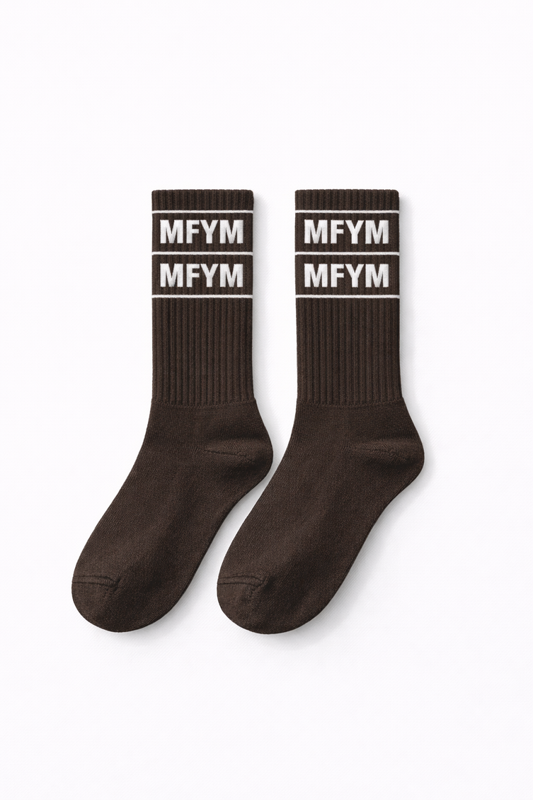 The MFYM Graphic Crew Sock