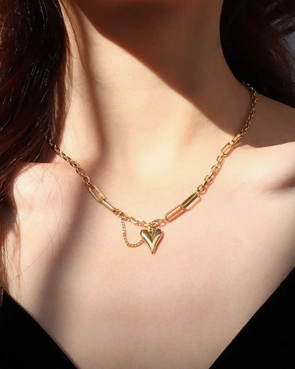 The Bold Heart Chain Necklace