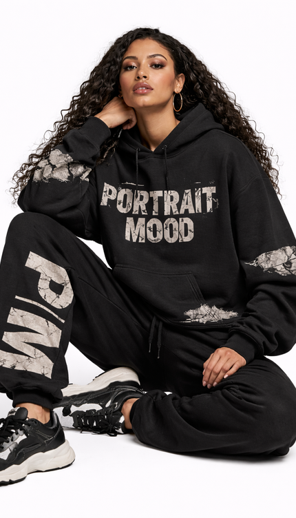 The PM Grunge Portrait Hoodie