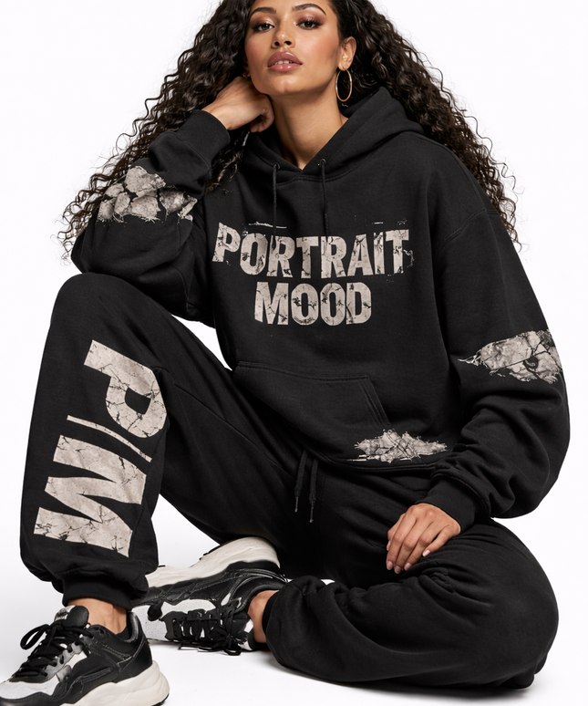The PM Grunge Portrait Hoodie