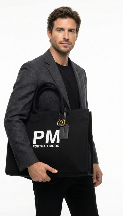 The P|M Studio Utility Tote - Noir Edition
