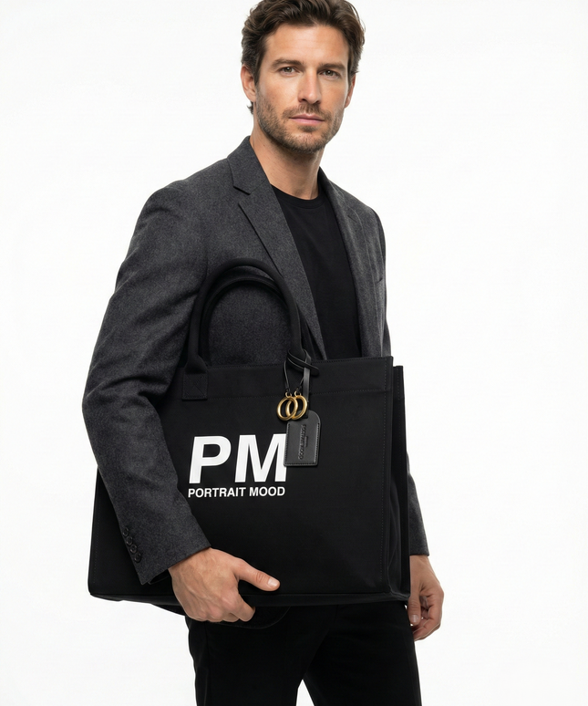 The P|M Studio Utility Tote - Noir Edition