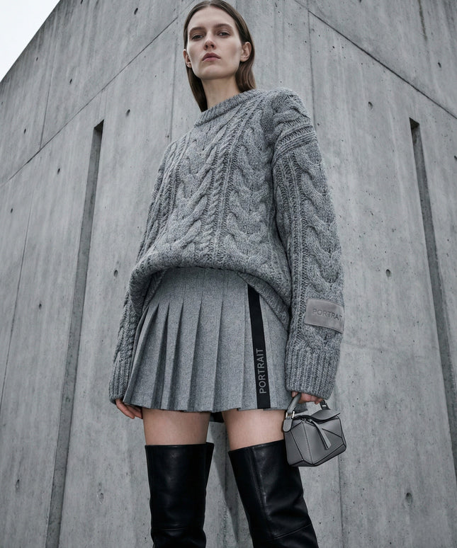 Premium Cable Knit Sweater