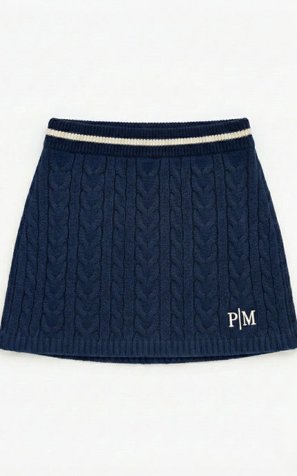 The PM Heritage Cable Knit Skirt