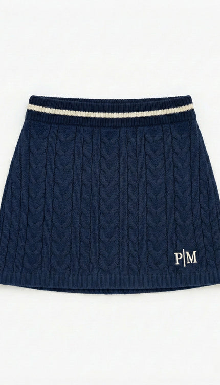 The PM Heritage Cable Knit Skirt