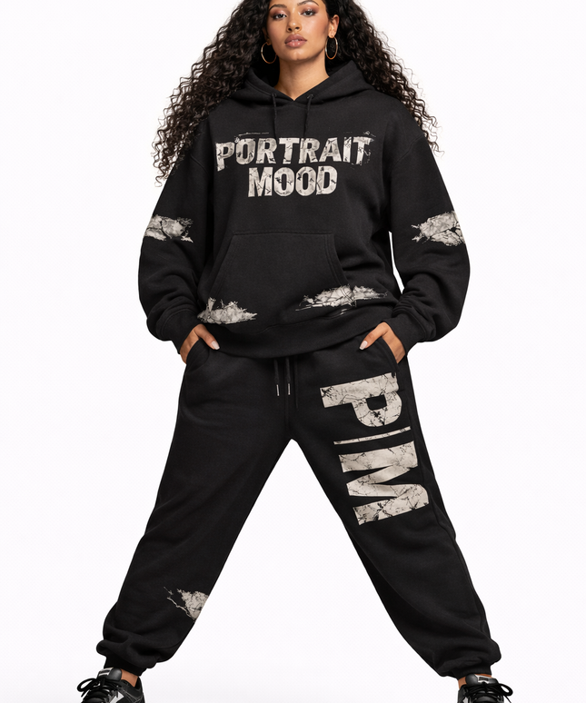 The PM Grunge Portrait Hoodie