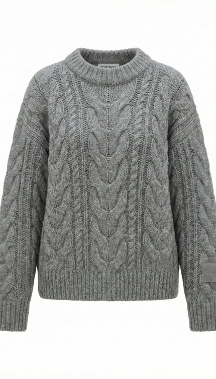Premium Cable Knit Sweater