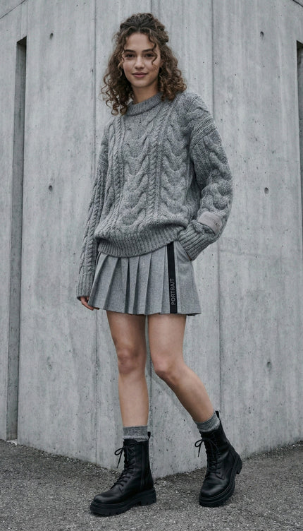 Premium Cable Knit Sweater