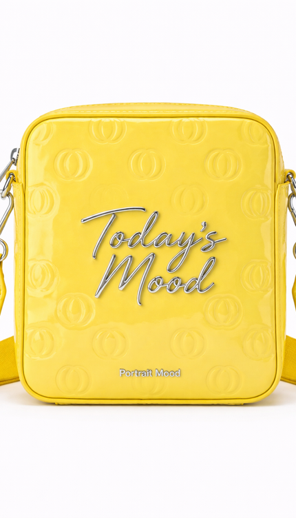 The P|M Aura Structured Camera Bag - Canary Patent Today's Mood Edition