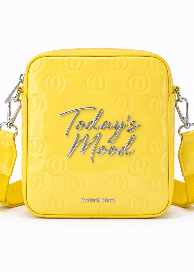 The P|M Aura Structured Camera Bag - Canary Patent Today's Mood Edition