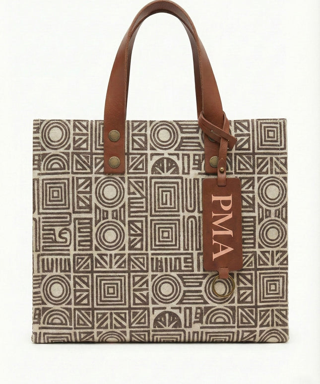 The Maison Signature Tote – PMA Heritage Pattern