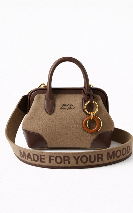 The P|M Archive Doctor Bag - Taupe & Espresso Edition