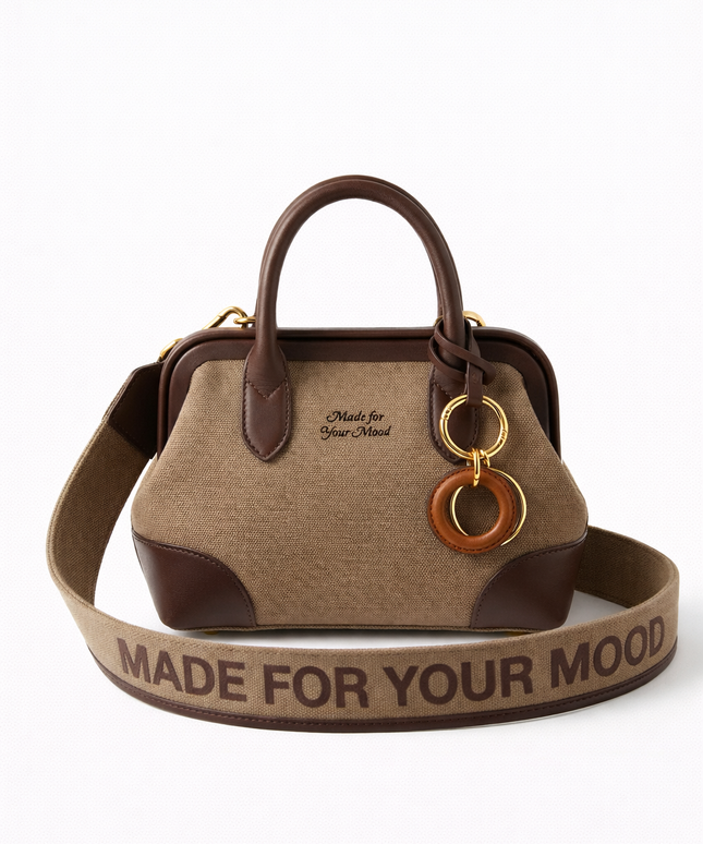 The P|M Archive Doctor Bag - Taupe & Espresso Edition