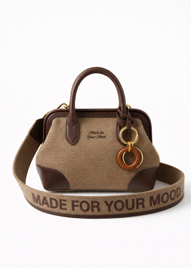 The P|M Archive Doctor Bag - Taupe & Espresso Edition