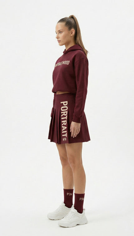 THE BORDEAUX MOOD PLEATED SET